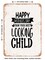 DECORATIVE METAL SIGN - Happy Mother's Day From Your Best Looking Child - Vintage Rusty Look